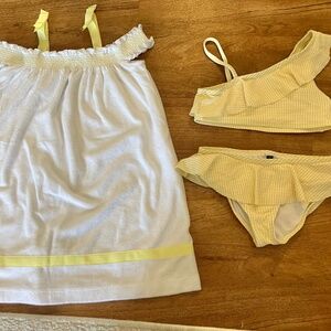 Janie and Jack Swimsuit and Coverup-size 6